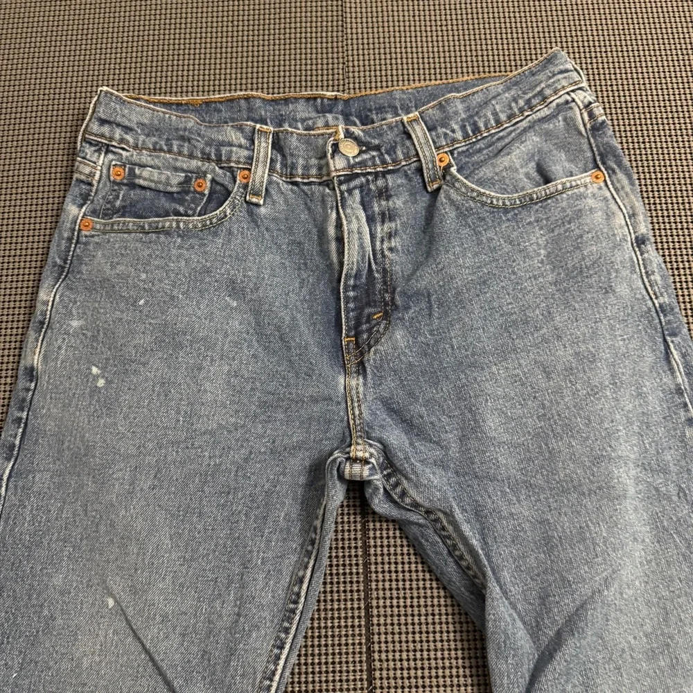 Levis 502 Jeans Mens 30x32 Blue‎ Denim Taper Fit Straight Western Cowboy Rodeo